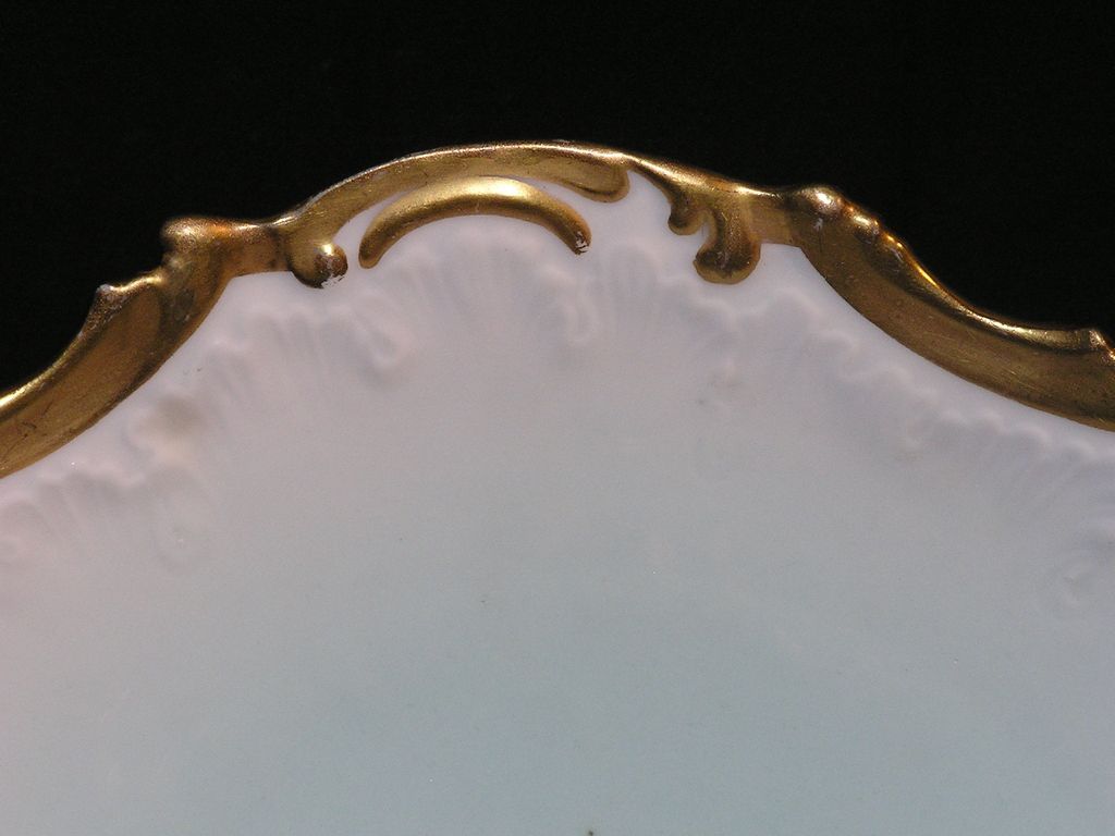 T&V Tressemann & Vogt Limoges France Porcelain game fish plate T&V Tressemann & Vogt Limoges France Porcelain game fish plate