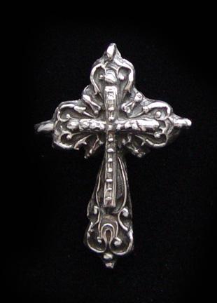 PMC Pure (.999) Silver Elegant Cross Pendant PMC Pure (.999) Silver Elegant Cross Pendant