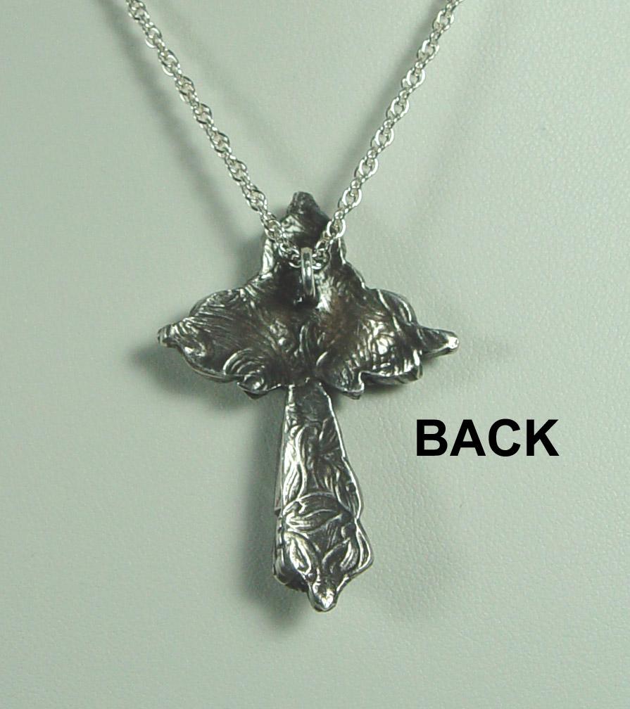 PMC Pure (.999) Silver Elegant Cross Pendant PMC Pure (.999) Silver Elegant Cross Pendant