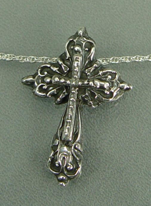 PMC Pure (.999) Silver Elegant Cross Pendant PMC Pure (.999) Silver Elegant Cross Pendant