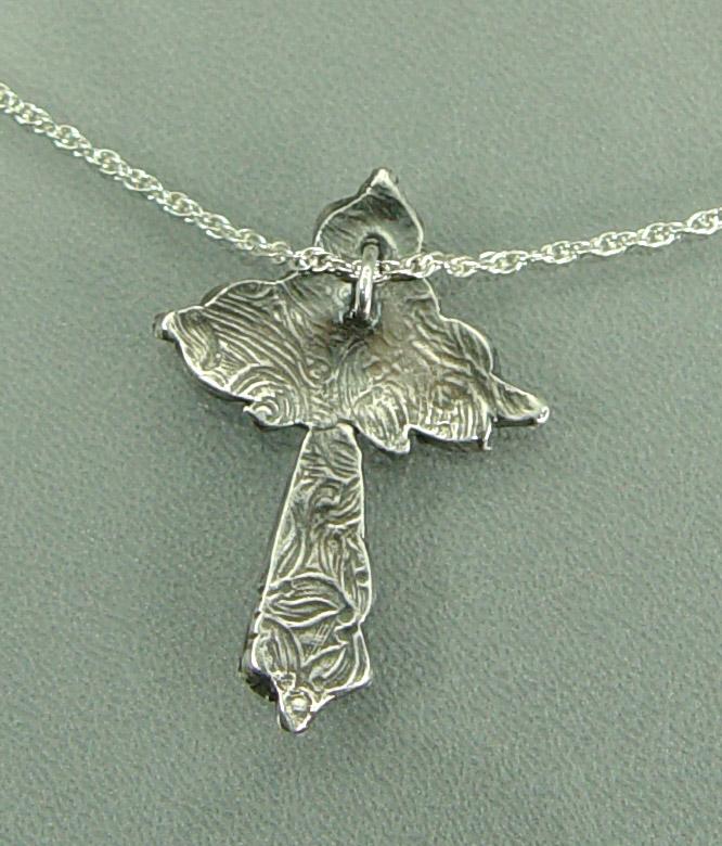 PMC Pure (.999) Silver Elegant Cross Pendant PMC Pure (.999) Silver Elegant Cross Pendant