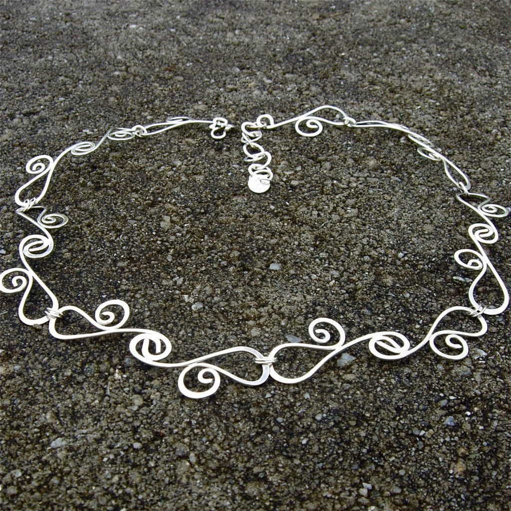 LACY Sterling Silver Choker Necklace LACY Sterling Silver Choker Necklace