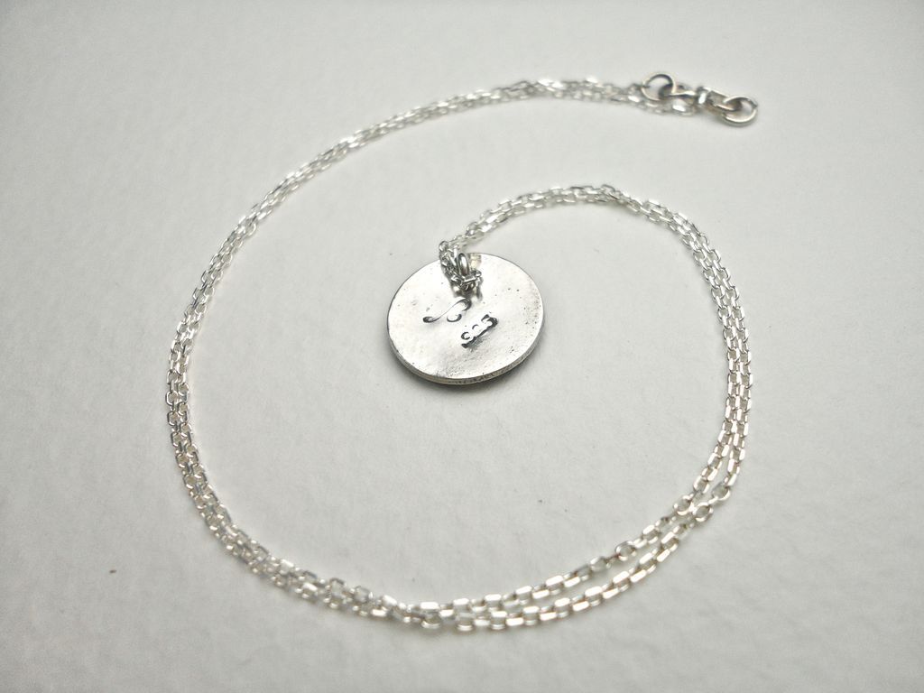 Sterling Silver Swirl Granule Pendant Necklace Sterling Silver Swirl Granule Pendant Necklace