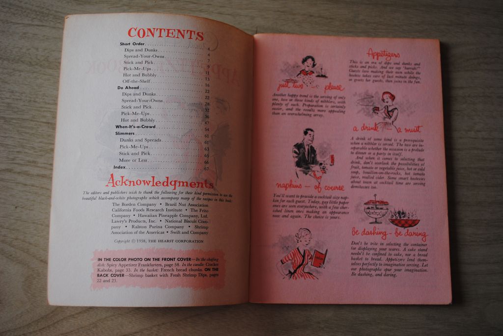 Two Vintage 1947, 1958 SMall cookbooks, Waring Blender and Good Housekeeping Appetizer book Two Vintage 1947, 1958 SMall cookbooks, Waring Blender and Good Housekeeping Appetizer book