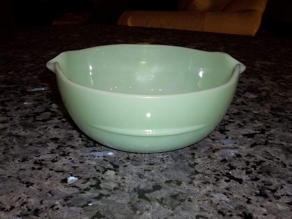 Fire King Jadeite 7" Double Spout Skillet Fire King Jadeite 7" Double Spout Skillet