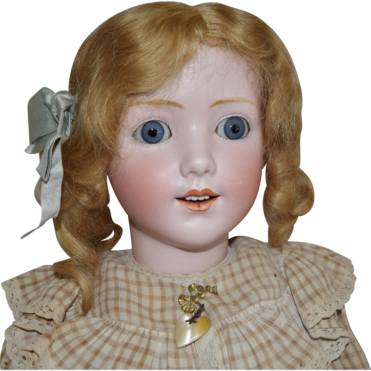 Gebruder Heubach German Bisque Character Dolly Dimple from joan