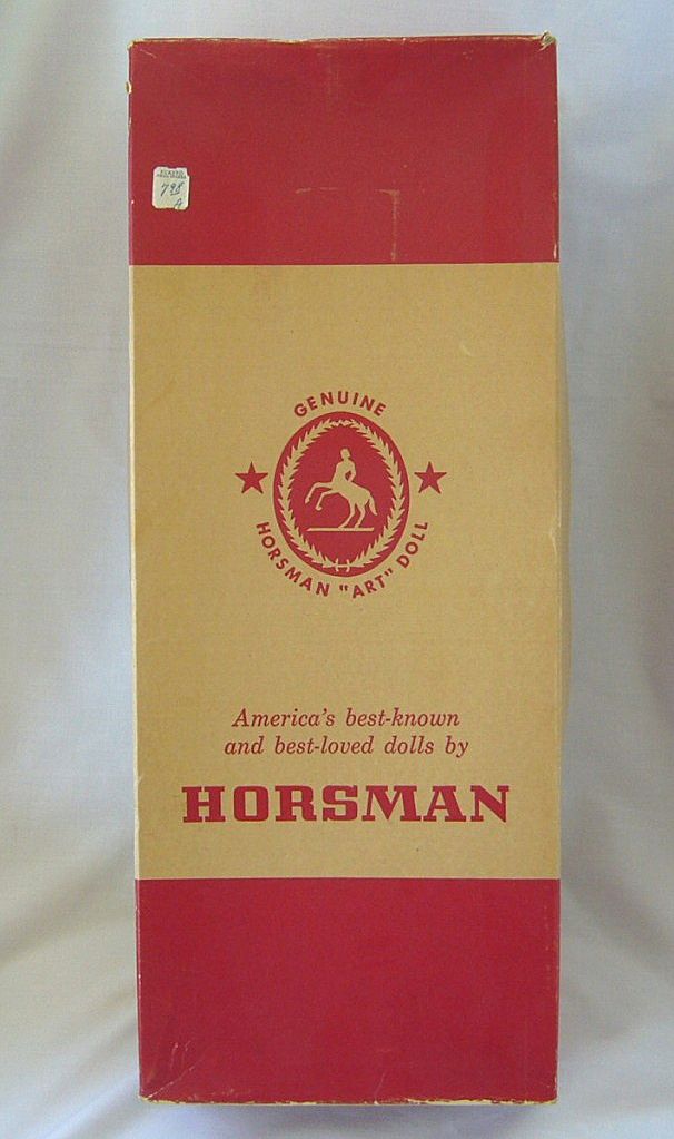 Horsman Composition Baby Doll in Original Costume and Box Horsman Composition Baby Doll in Original Costume and Box