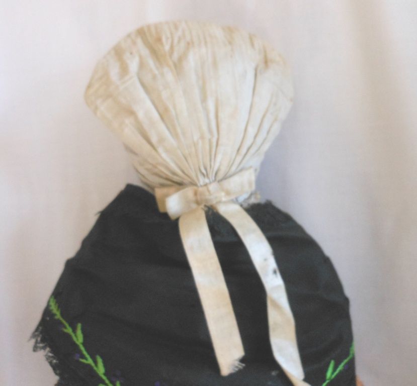 Early German Bisque Head Doll in All Original Ethnic Costume Early German Bisque Head Doll in All Original Ethnic Costume