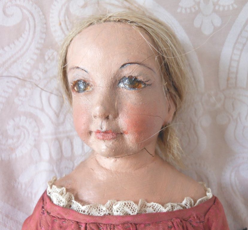 Charming Folk Art Doll by NIADA Artist Gertrude Florian Charming Folk Art Doll by NIADA Artist Gertrude Florian
