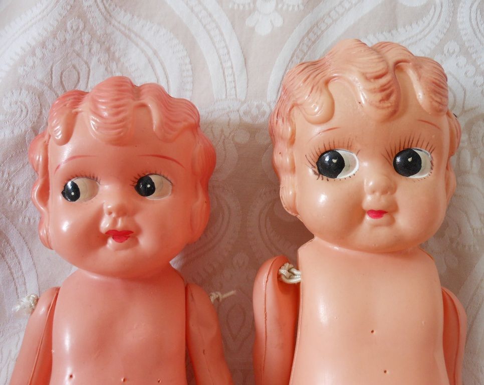 Betty Boop Style Googly Eye Celluloid Doll Pair Betty Boop Style Googly Eye Celluloid Doll Pair