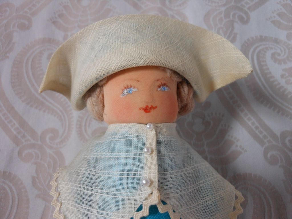 Pilgrim Lady Corncob Folk Art Doll Pilgrim Lady Corncob Folk Art Doll