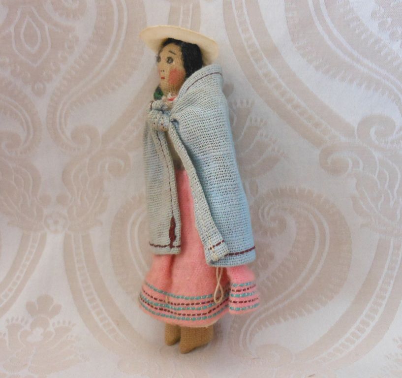 miniature cloth dolls