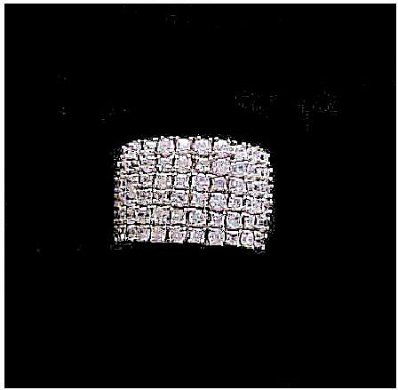 Contemporary Sterling Silver & CZ Wide Band Ring Contemporary Sterling Silver & CZ Wide Band Ring