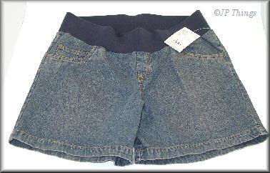 NWT DUO Maternity Low Rise Stonewashed Jean Shorts Large NWT DUO Maternity Low Rise Stonewashed Jean Shorts Large
