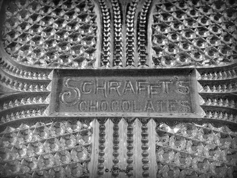 Early 1900's EAPG Schrafft's Chocolates Advertising Candy Dish Early 1900's EAPG Schrafft's Chocolates Advertising Candy Dish