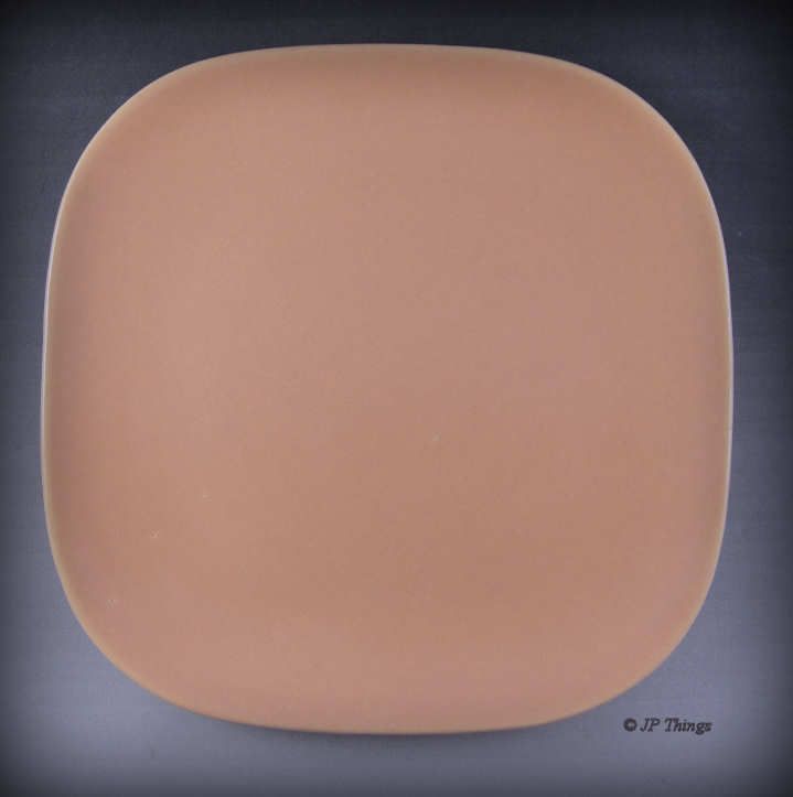 1940 Coral Franciscan Ware Pottery Metropolitan Bread and Butter Plate 1940 Coral Franciscan Ware Pottery Metropolitan Bread and Butter Plate