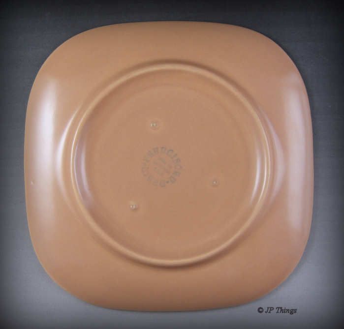 1940 Coral Franciscan Ware Pottery Metropolitan Bread and Butter Plate 1940 Coral Franciscan Ware Pottery Metropolitan Bread and Butter Plate