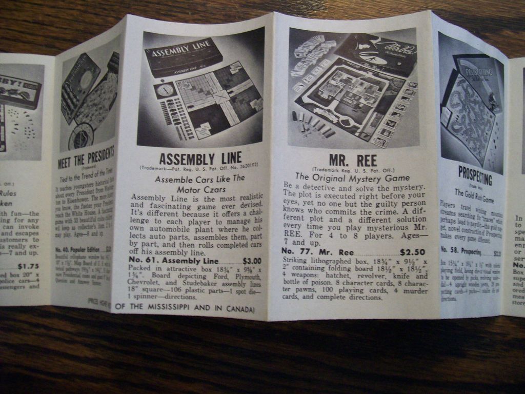 Selchow and Righter Game Catoloque Selchow and Righter Game Catoloque