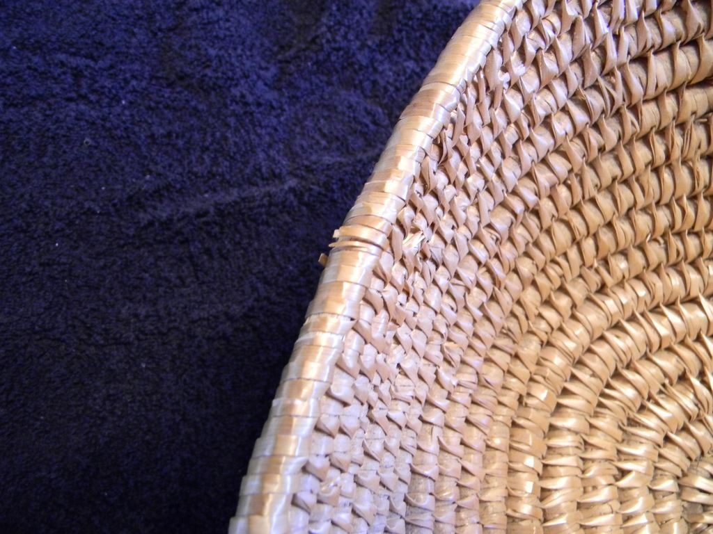 Vintage Coiled footed Basket Vintage Coiled footed Basket