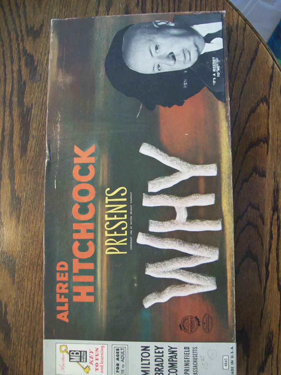 Alfred Hitchcock Prresents "Why" Board Game Alfred Hitchcock Prresents "Why" Board Game