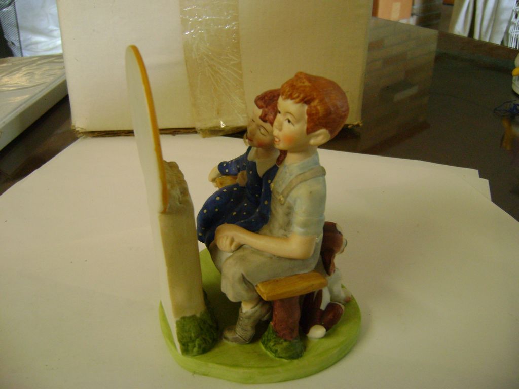 Norman Rockwell Porcelain Figurines Collection Young Love Norman Rockwell Porcelain Figurines Collection Young Love