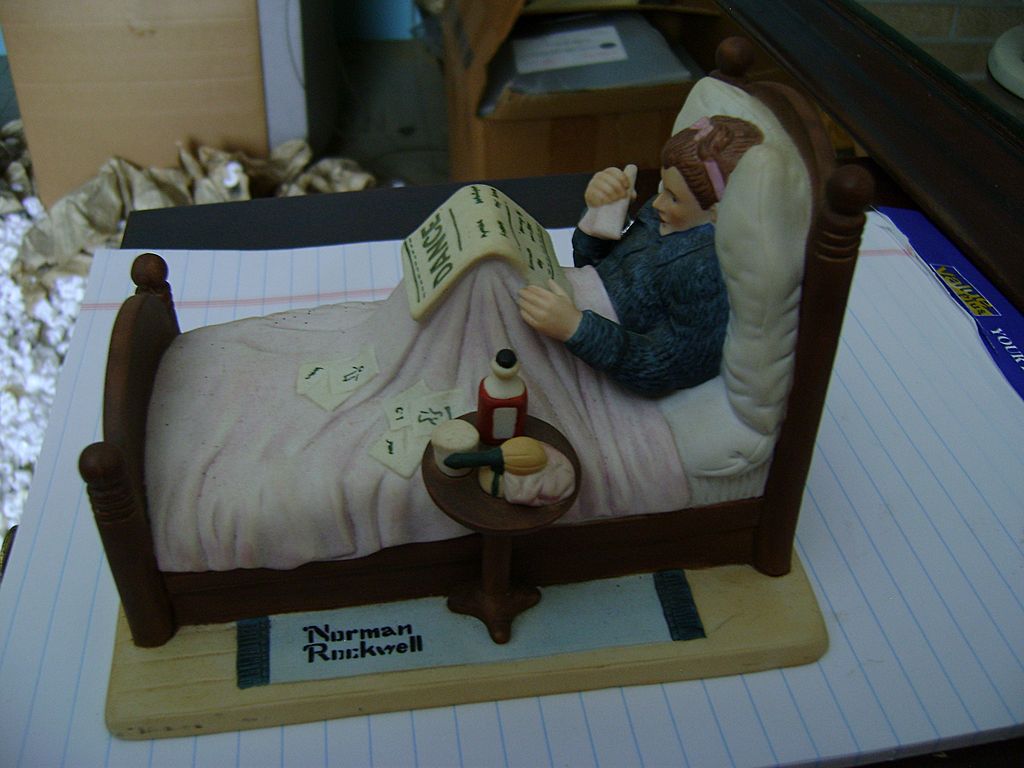 Norman Rockwell Porcelain Figurines Series II The Cold" Norman Rockwell Porcelain Figurines Series II The Cold"