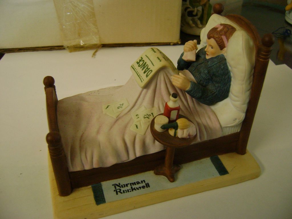 Norman Rockwell Porcelain Figurines Series II The Cold" Norman Rockwell Porcelain Figurines Series II The Cold"