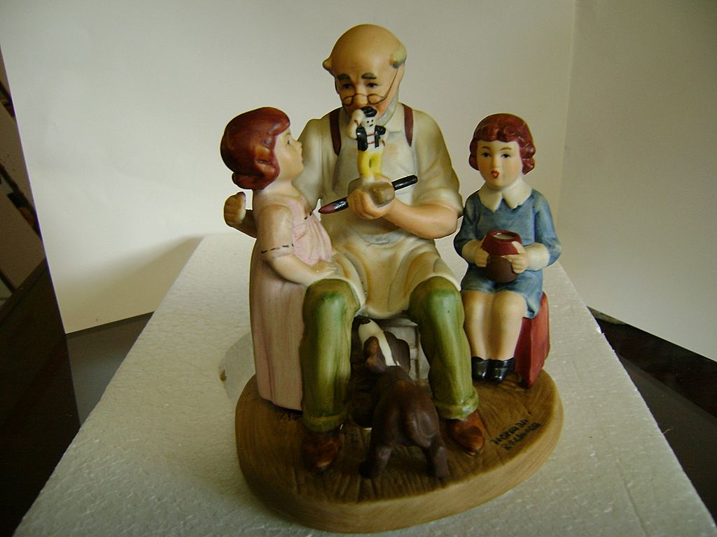 The Toymaker Figurine by Norman Rockwell The Toymaker Figurine by Norman Rockwell