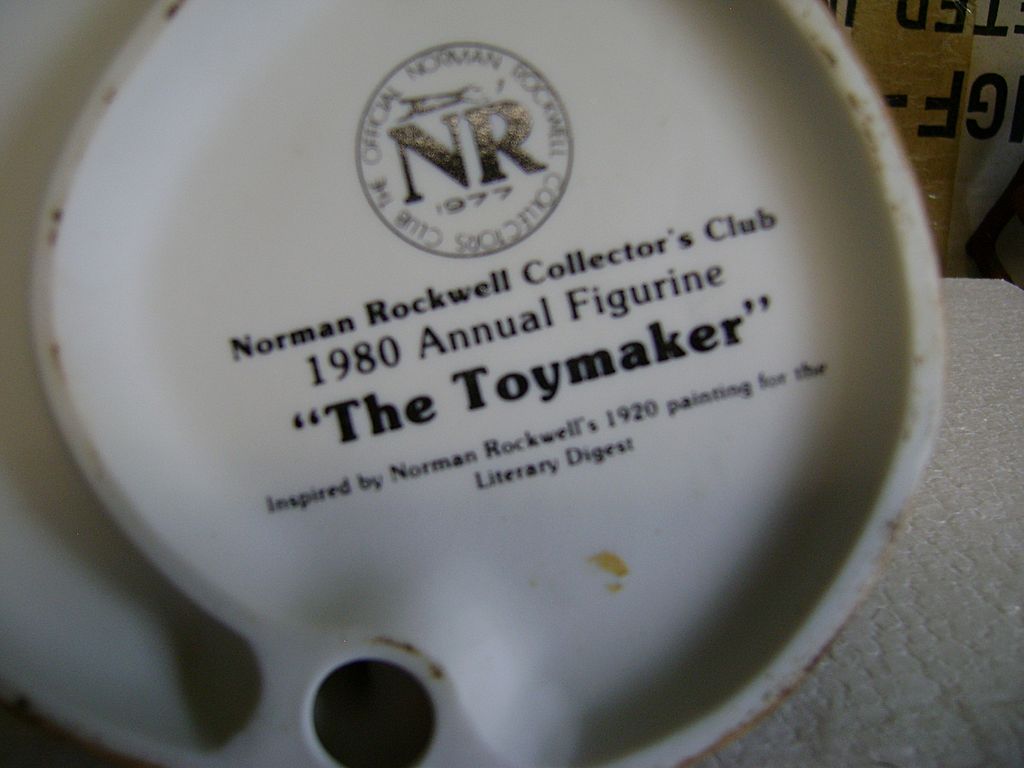 The Toymaker Figurine by Norman Rockwell The Toymaker Figurine by Norman Rockwell
