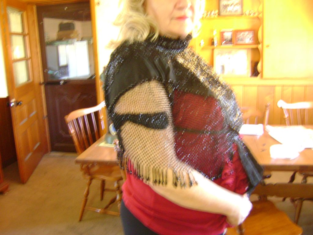 Antique Beaded Shawl Antique Beaded Shawl