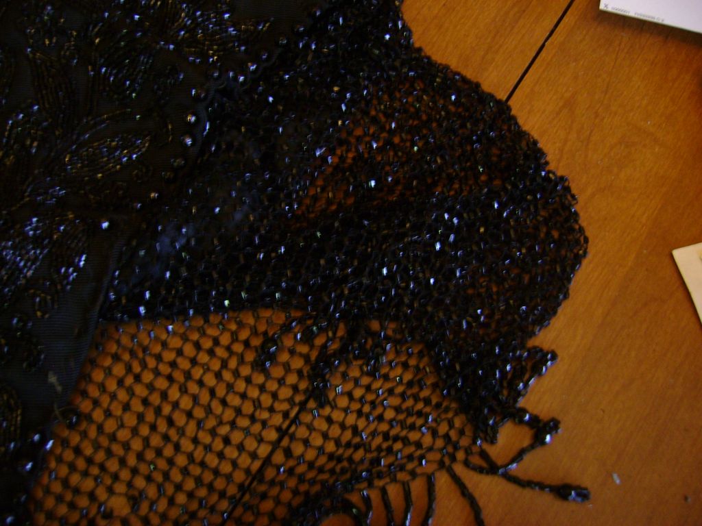 Antique Beaded Shawl Antique Beaded Shawl