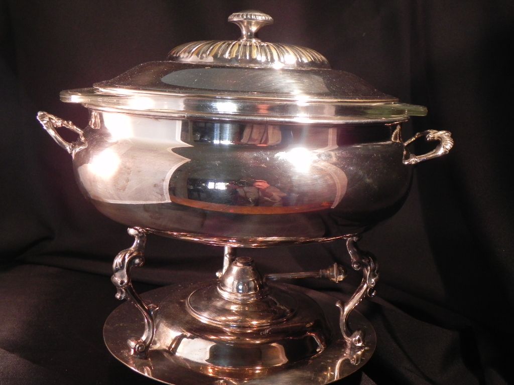 Vintage Silverplated Warming Bowl Vintage Silverplated Warming Bowl