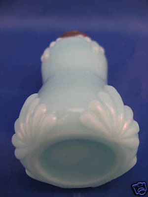 Vintage Blue Opaline Shaker With Metal CAP Vintage Blue Opaline Shaker With Metal CAP