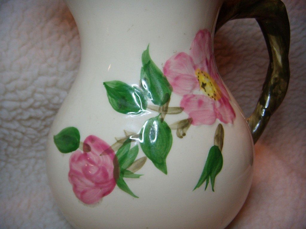 Vintage Franciscan Desert Rose Milk Pitcher Vintage Franciscan Desert Rose Milk Pitcher