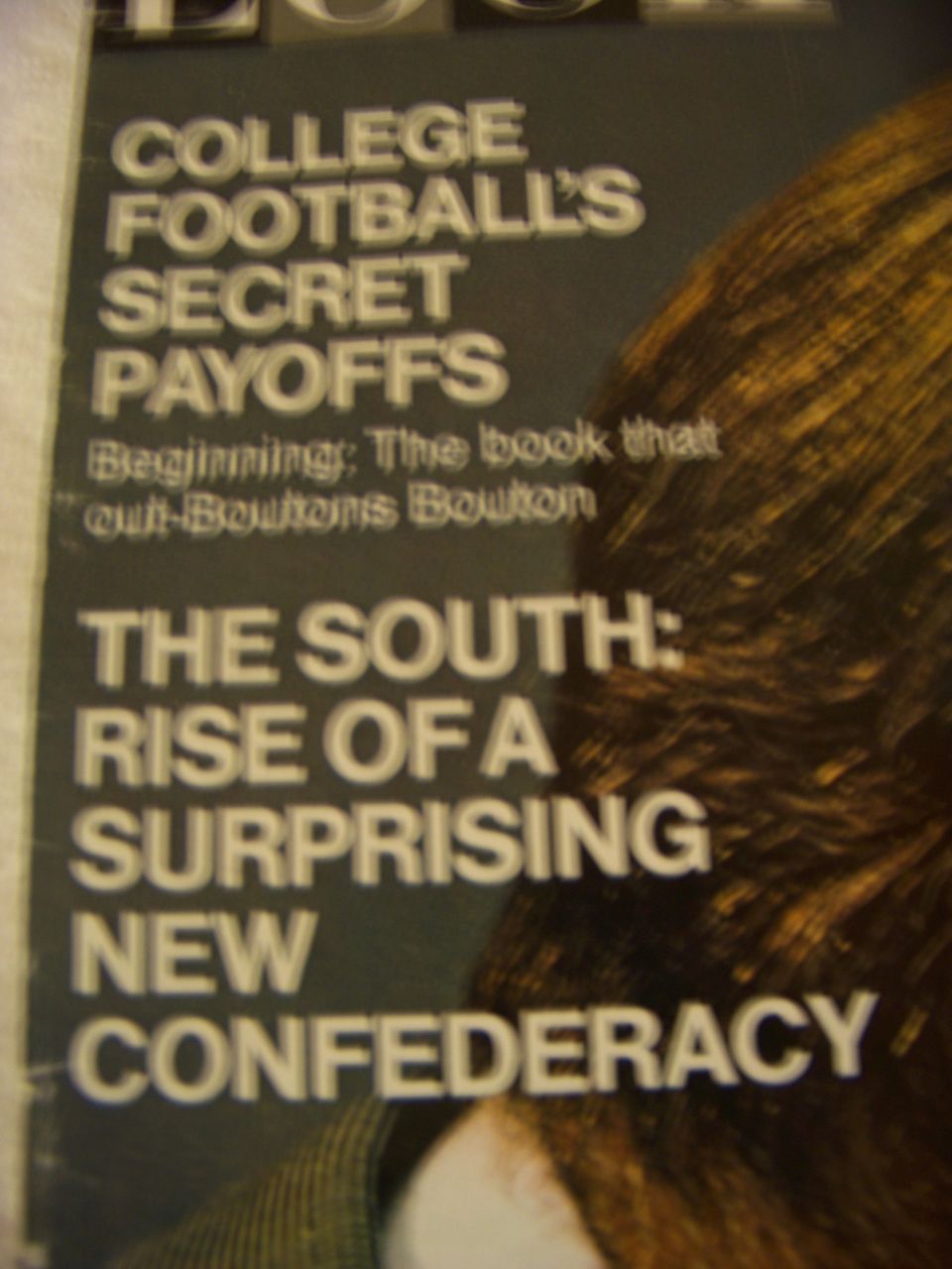 Look Magazine, Walter Cronkite, South, Foot Ball, Nov 1970 Look Magazine, Walter Cronkite, South, Foot Ball, Nov 1970