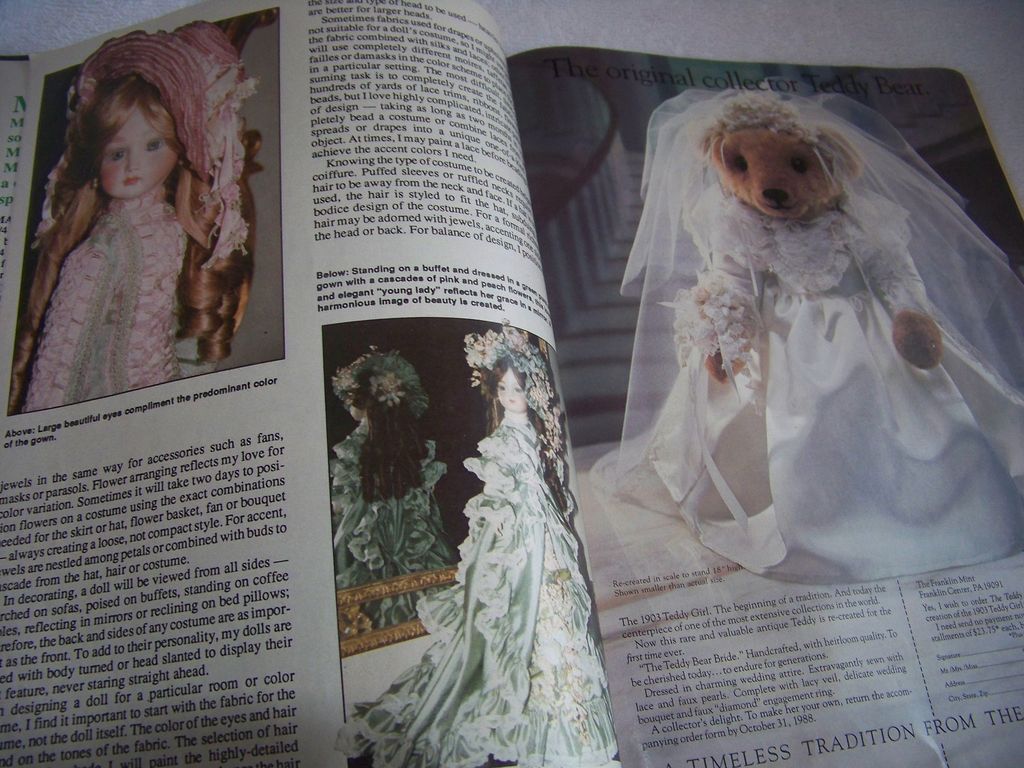National Doll World Magazine, Barbie Goes International, Oct 1988 National Doll World Magazine, Barbie Goes International, Oct 1988