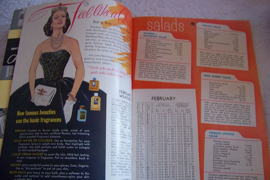 Rawleigh's 1955 Almanac & Cook Book 1955 & Health Guide Rawleigh's 1955 Almanac & Cook Book 1955 & Health Guide