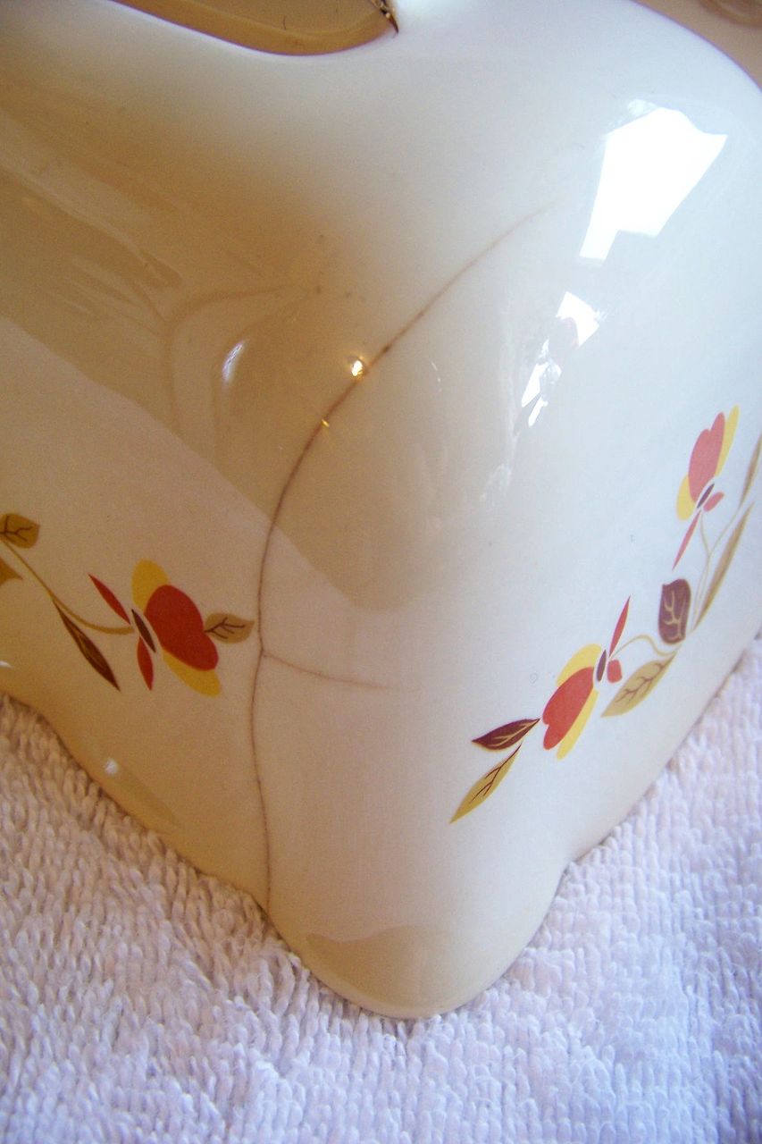 HALL China, Autumn Leaf One Pound Butter Dish HALL China, Autumn Leaf One Pound Butter Dish