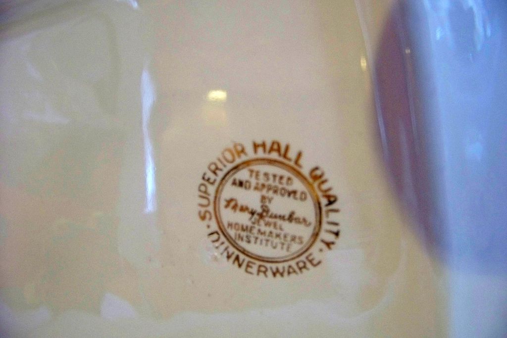 HALL China, Autumn Leaf One Pound Butter Dish HALL China, Autumn Leaf One Pound Butter Dish