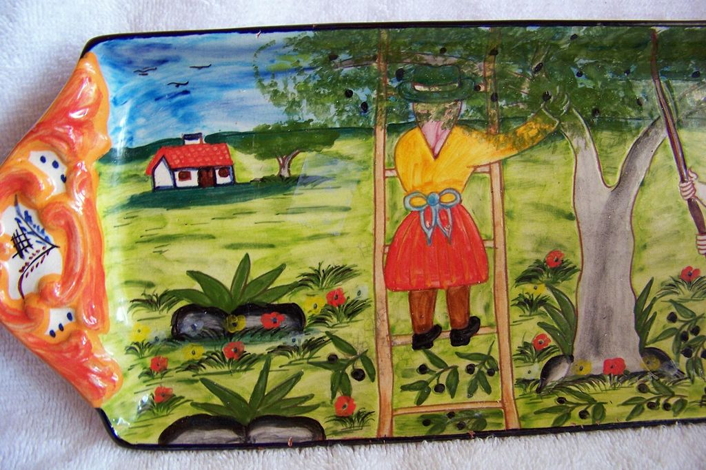 Casa Fina Polido Filho Portugal Art Pottery Tray Casa Fina Polido Filho Portugal Art Pottery Tray