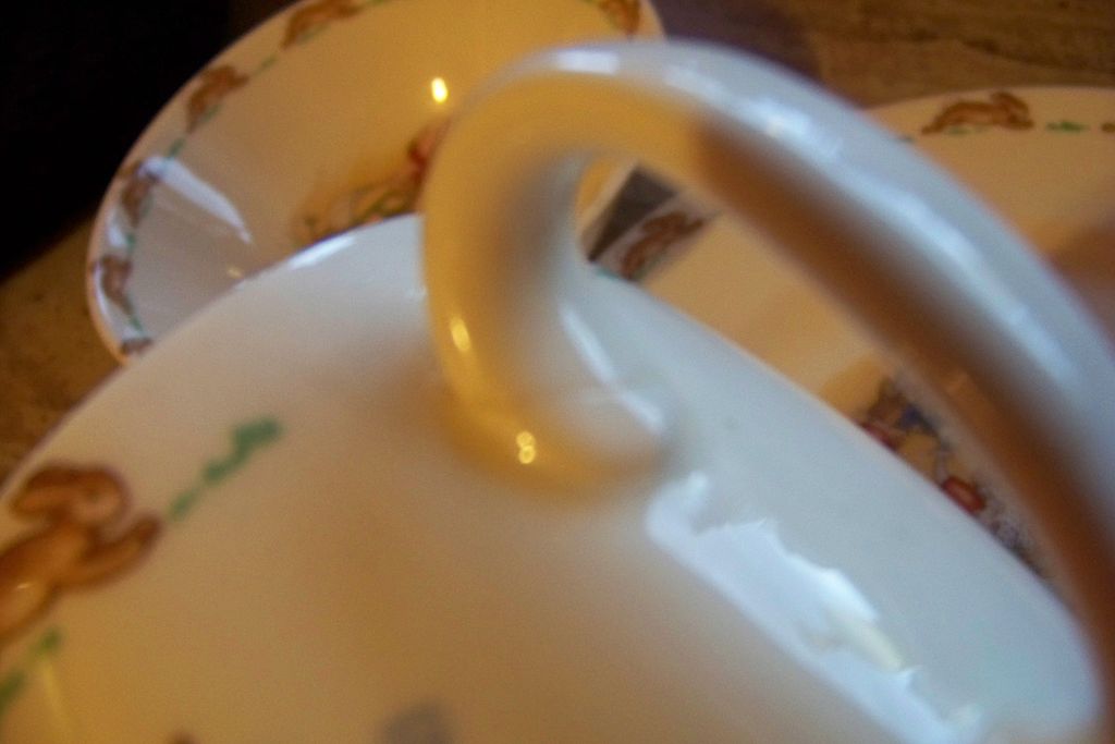 Vintage Royal Doulton BUNNYKINS Child's Plate Bowl & CUP Vintage Royal Doulton BUNNYKINS Child's Plate Bowl & CUP