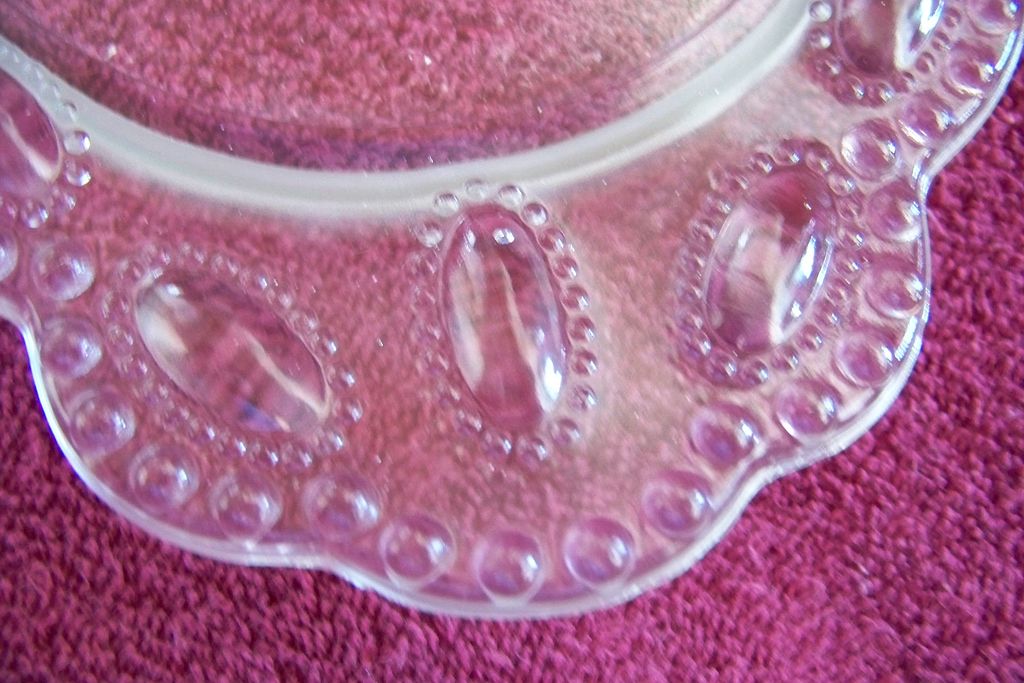 Art Deco Beaded Medallion Perfume Bottle & Matching Tray Art Deco Beaded Medallion Perfume Bottle & Matching Tray