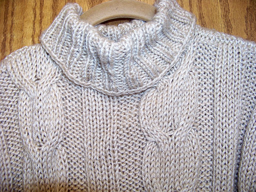Vintage Hand Knitted Sweater Tan Vintage Hand Knitted Sweater Tan