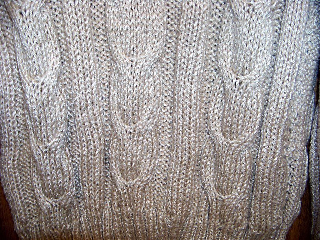 Vintage Hand Knitted Sweater Tan Vintage Hand Knitted Sweater Tan