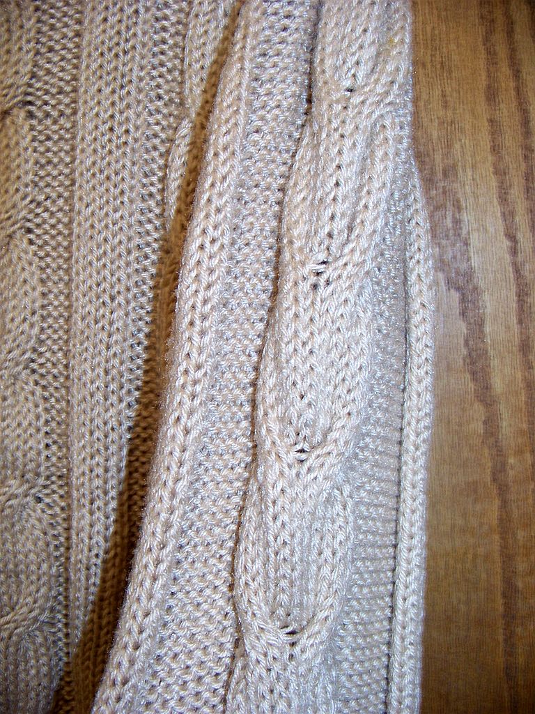 Vintage Hand Knitted Sweater Tan Vintage Hand Knitted Sweater Tan