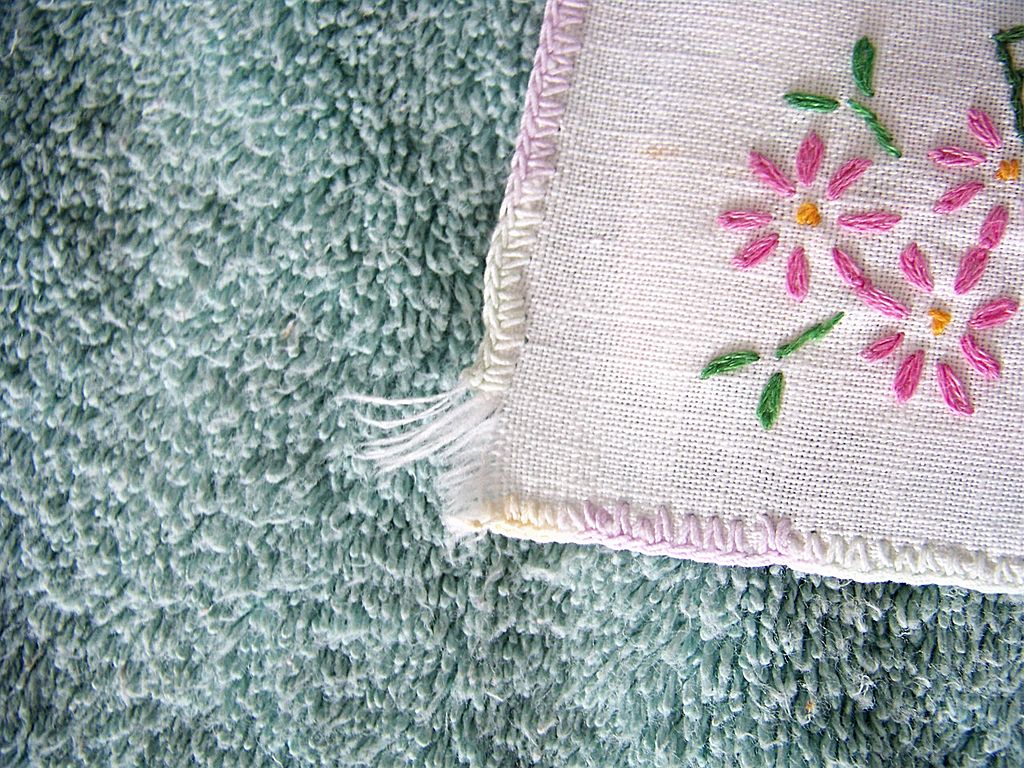 Peacock & Pansies Dresser Scarf Crochet & Embroidery Peacock & Pansies Dresser Scarf Crochet & Embroidery