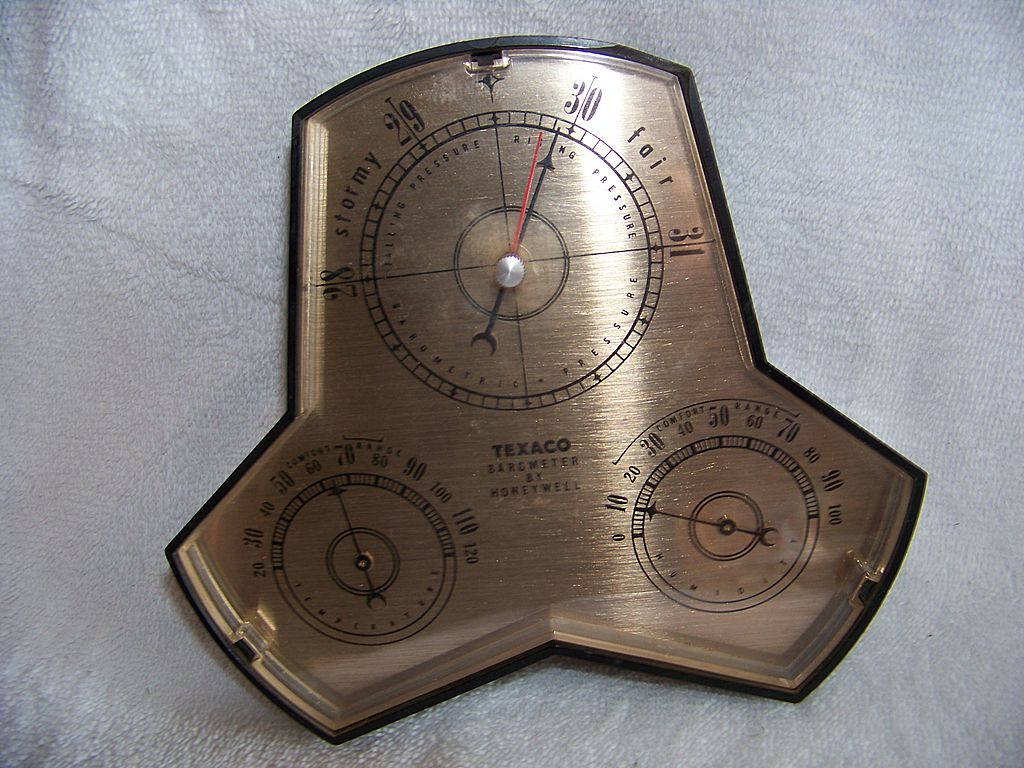 Texaco Barometer By Honeywell Texaco Barometer By Honeywell