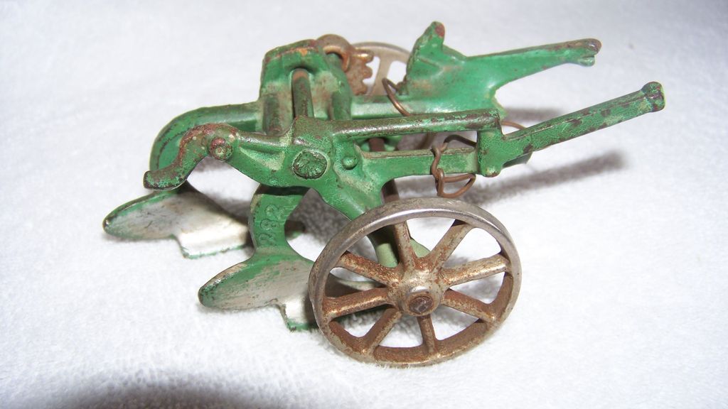 6 Cast Iron Farm Implement Toys, Arcade & Lancaster 6 Cast Iron Farm Implement Toys, Arcade & Lancaster