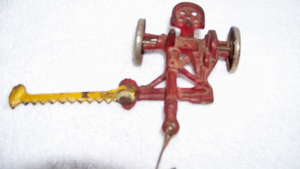 6 Cast Iron Farm Implement Toys, Arcade & Lancaster 6 Cast Iron Farm Implement Toys, Arcade & Lancaster