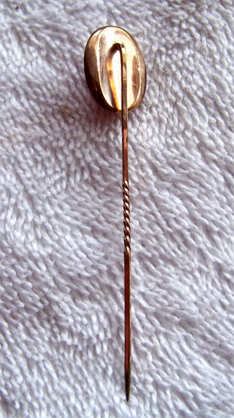 Antique, Victorian Cameo Faux Coral Woman's Head Stick Pin Antique, Victorian Cameo Faux Coral Woman's Head Stick Pin